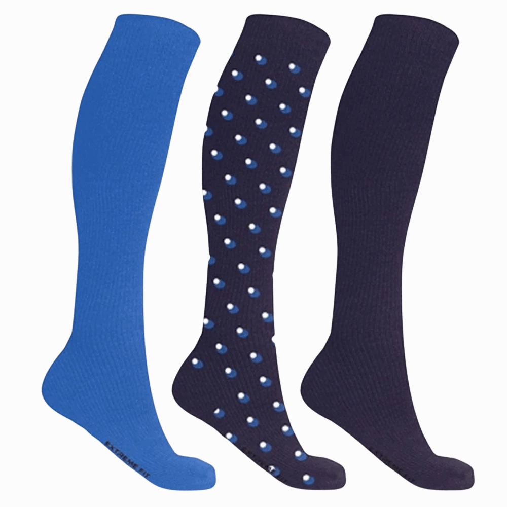 Men's Starter Compression Socks // Blue (3-Pairs)