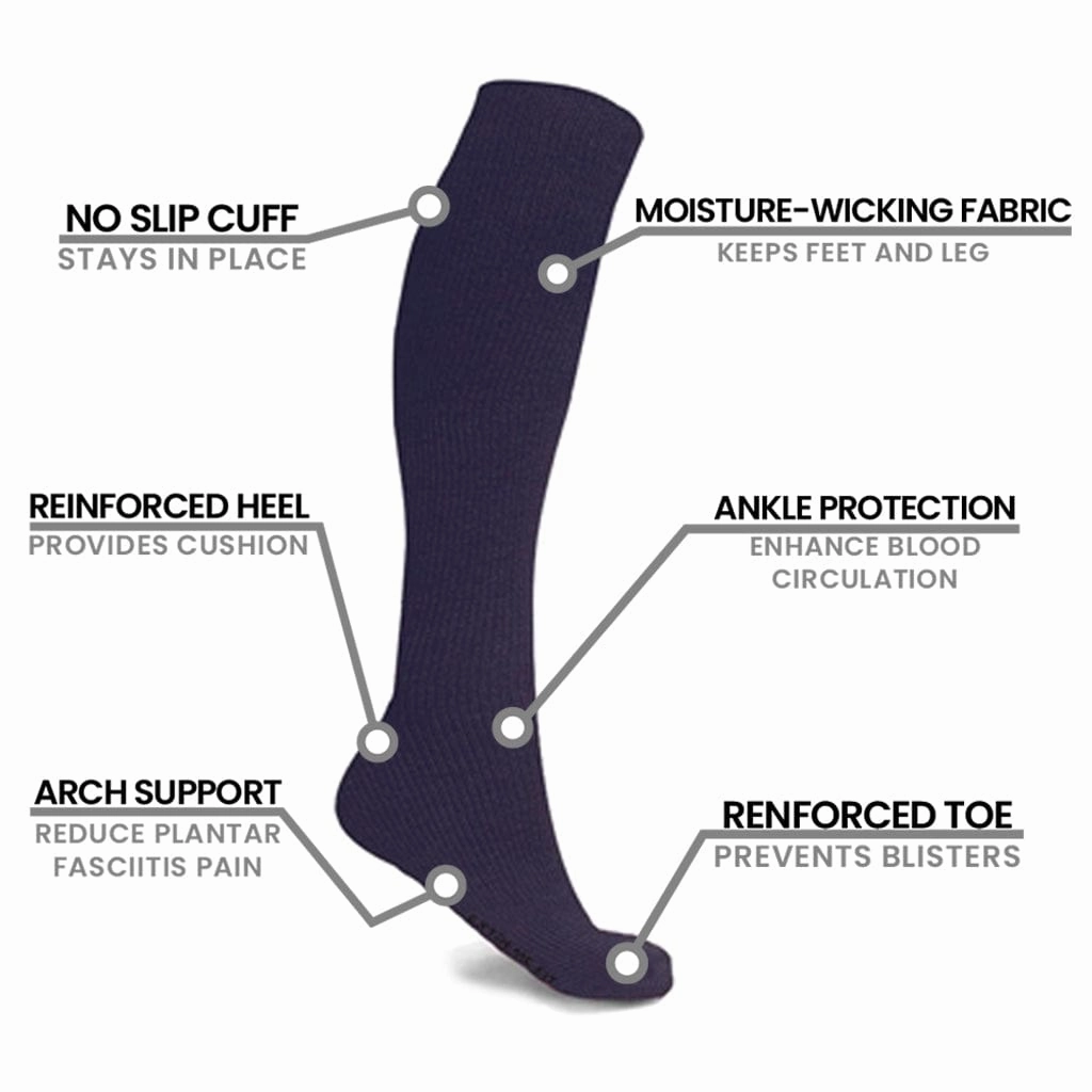 Men's Starter Compression Socks // Blue (3-Pairs)