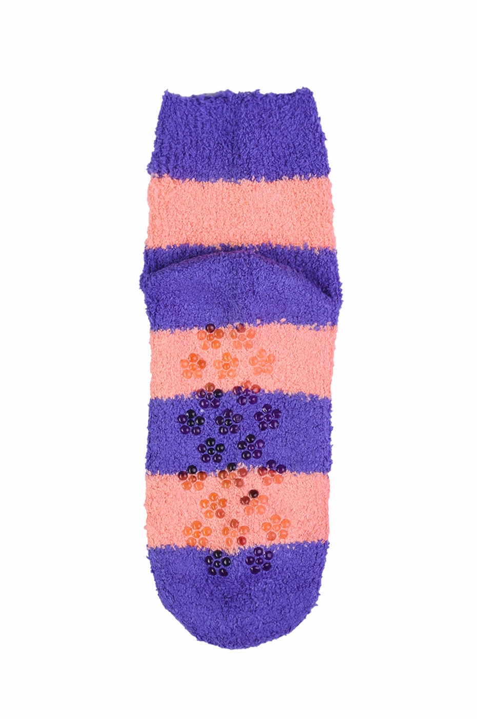 MOPAS PLUSH SOFT SOCKS NON SKID (30302_STRIPE-A)