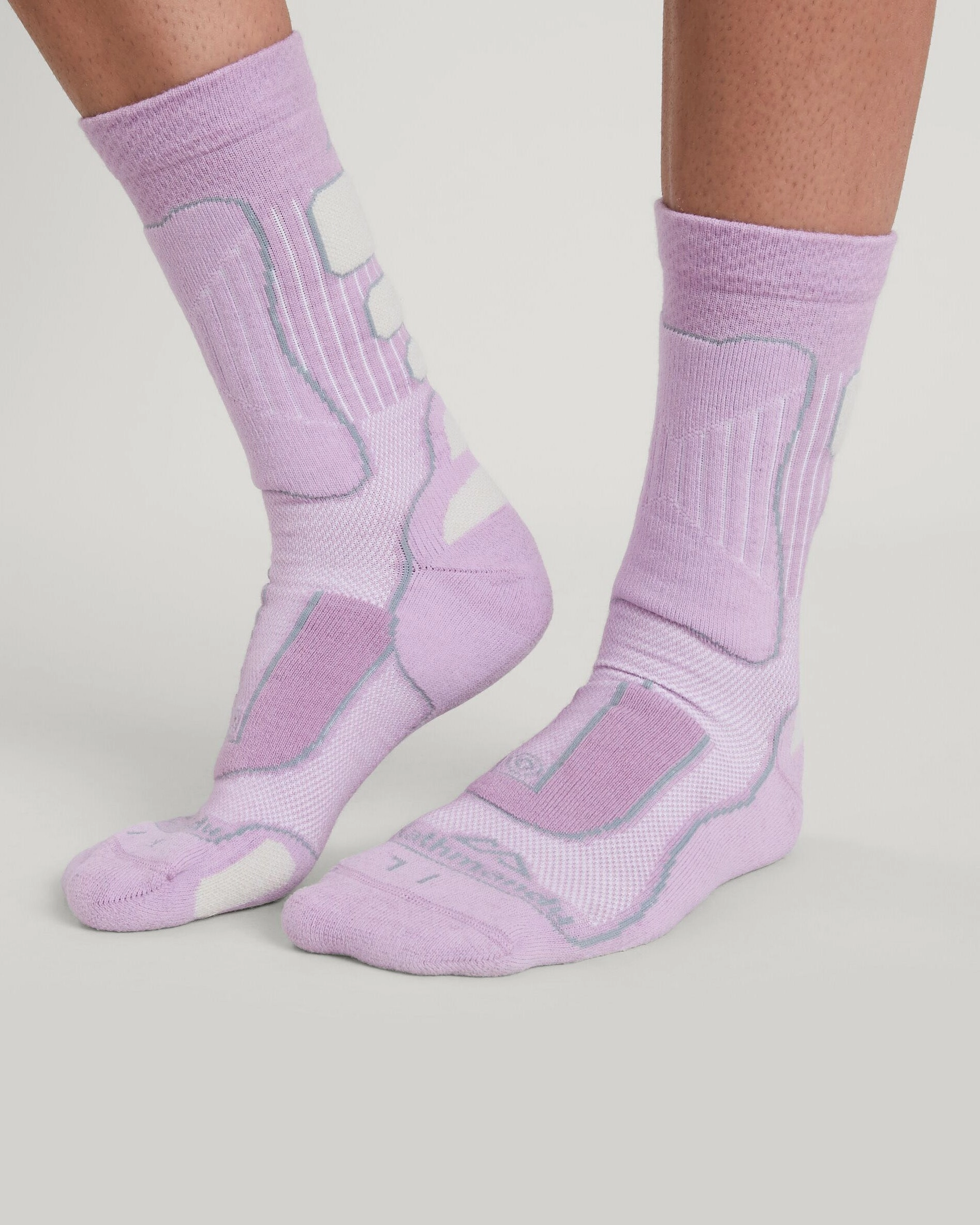NuYarn Ergonomic Hiking Socks - Lupin Field