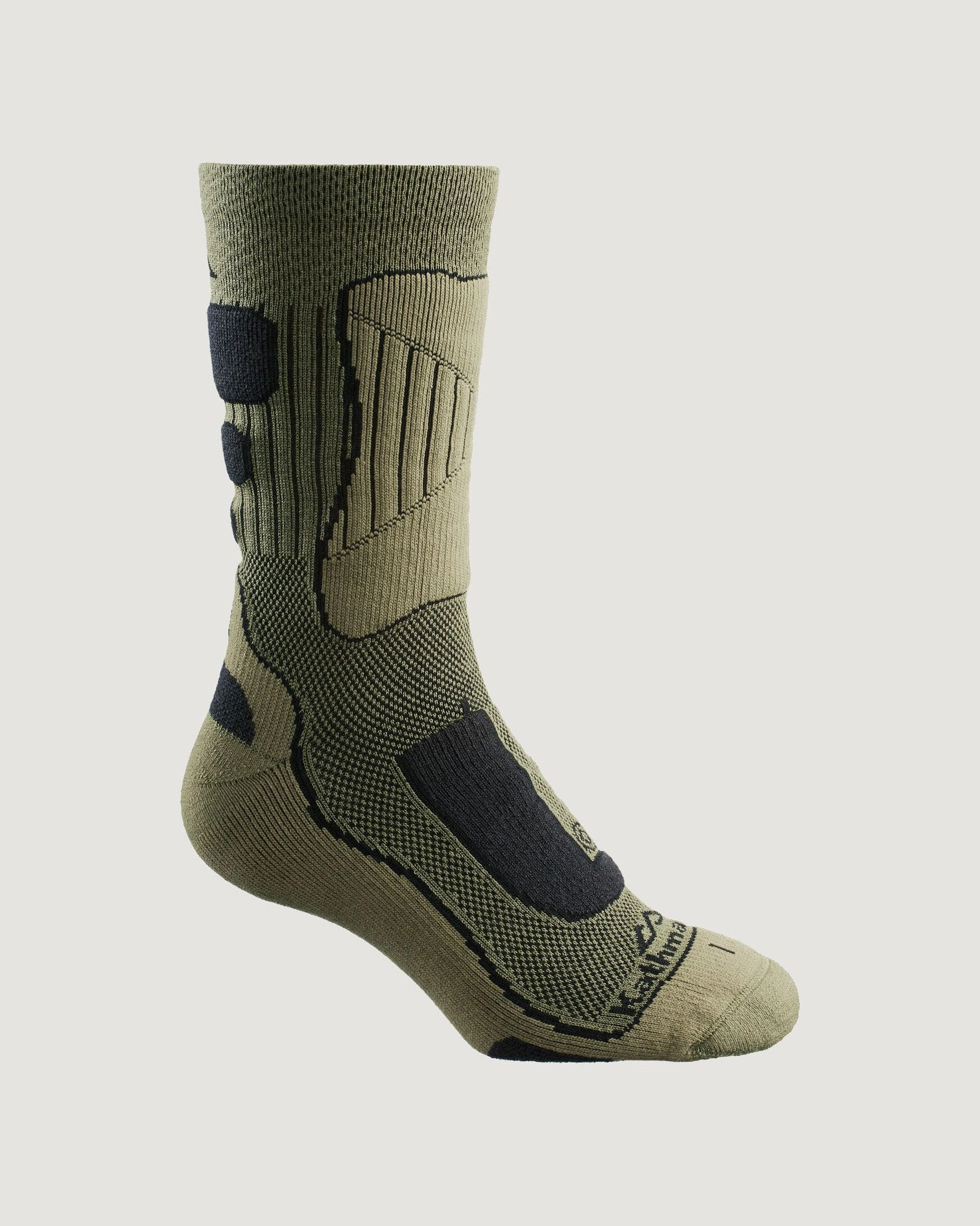 NuYarn Ergonomic Hiking Socks - Moss