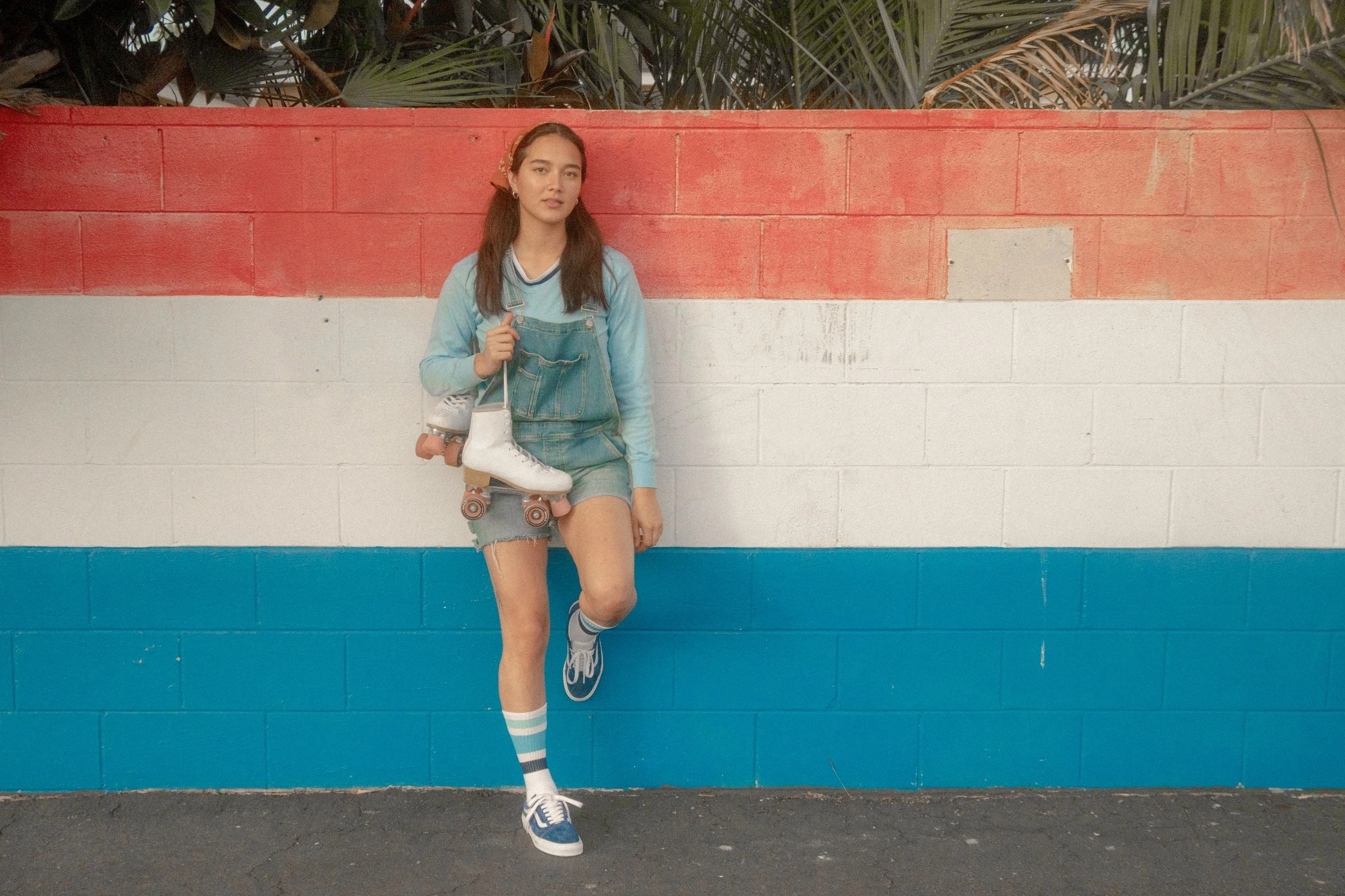 Ocean Blue Shades | White