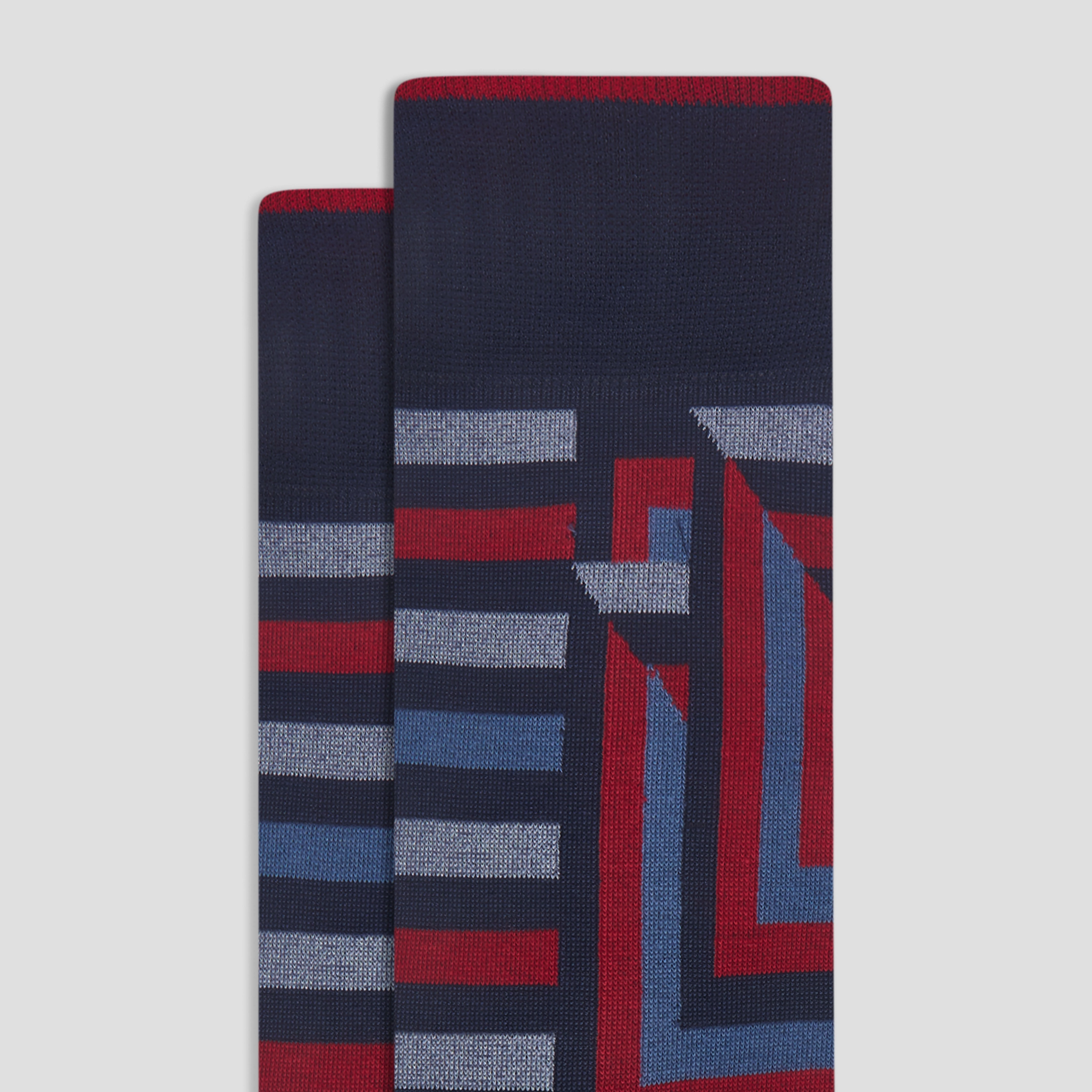 Op-Art Mid-Calf Socks