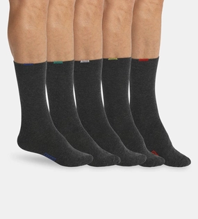 Pack of 5 pairs of grey EcoDIM socks for men