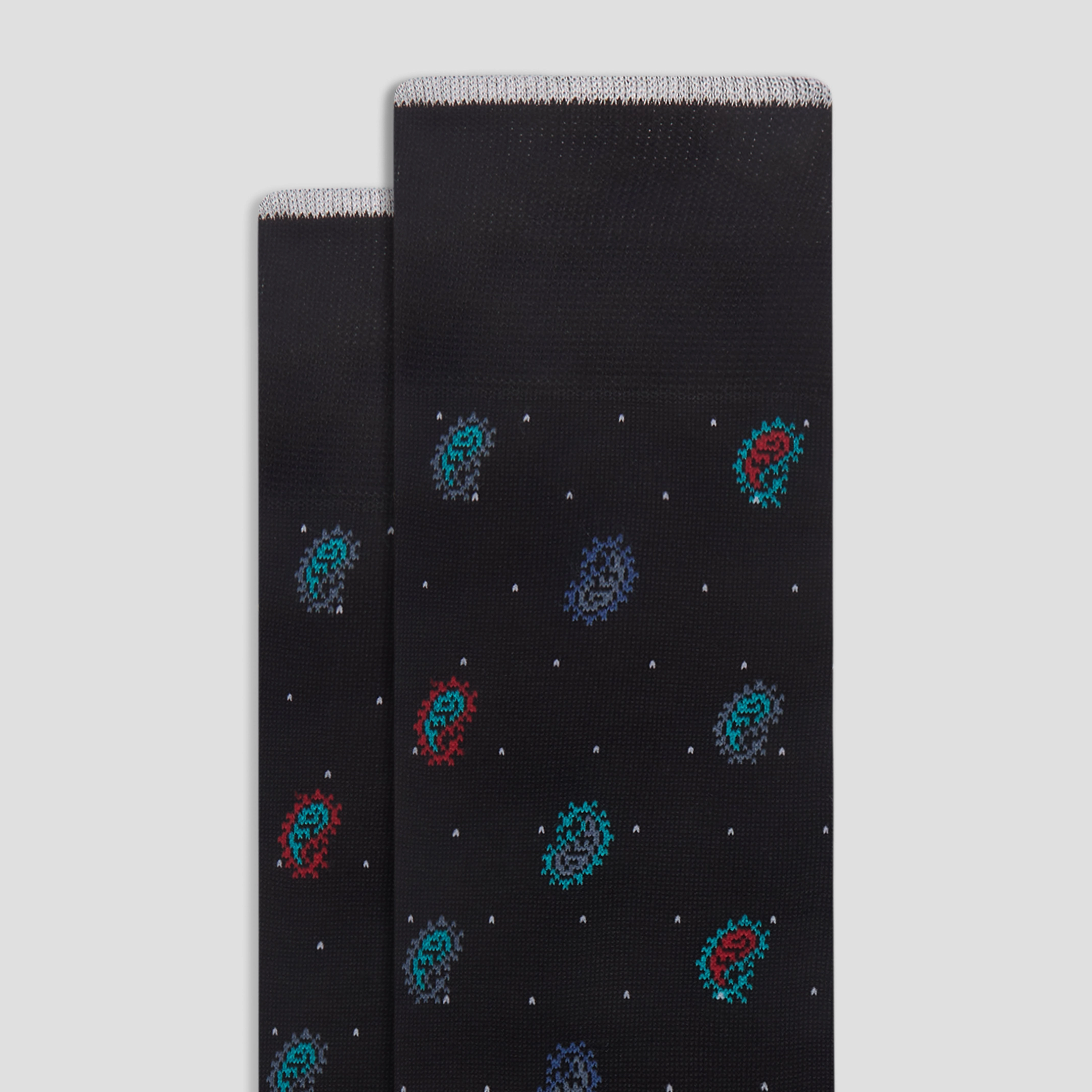 Paisley Mid-Calf Socks