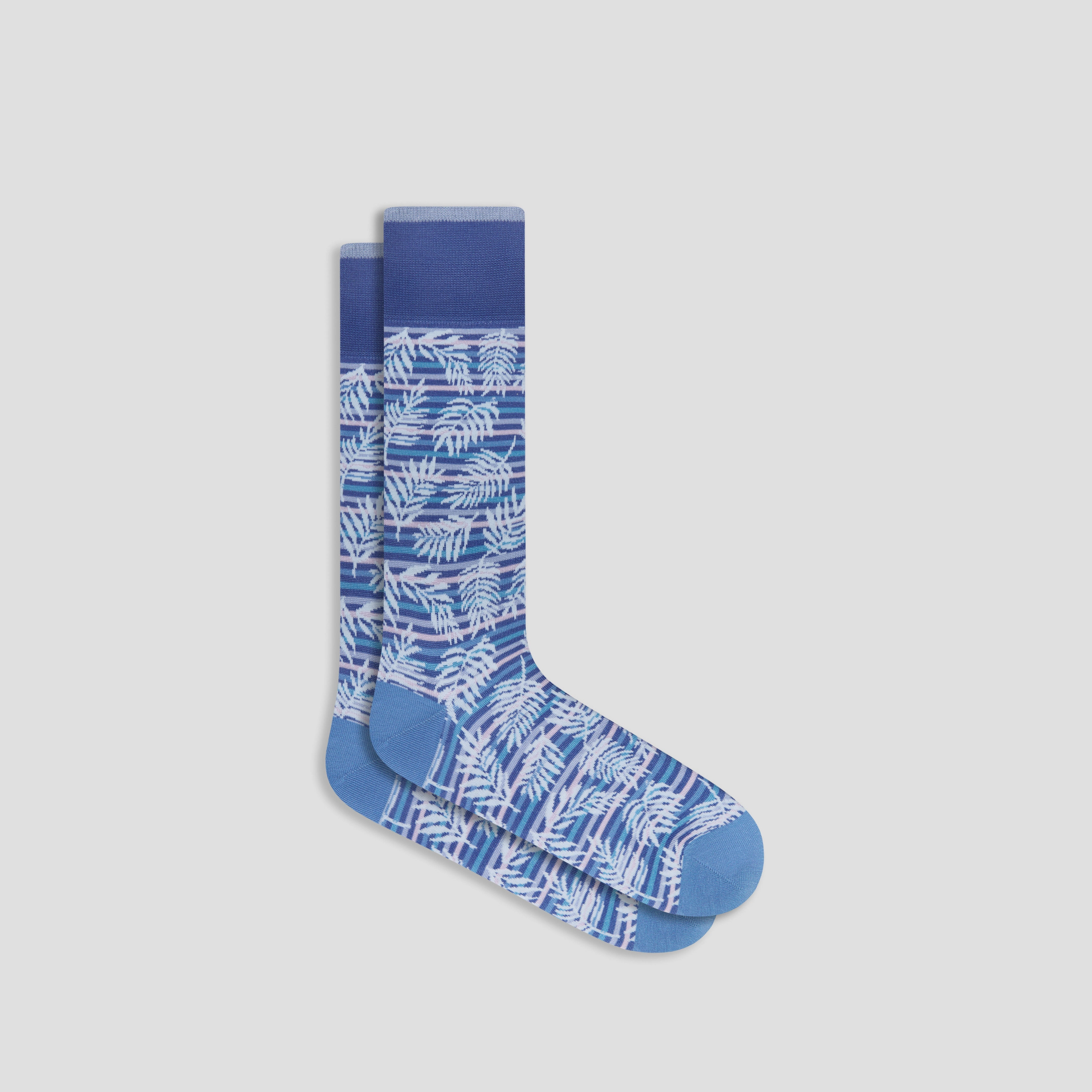 Palm Leaf Mid-Calf Socks