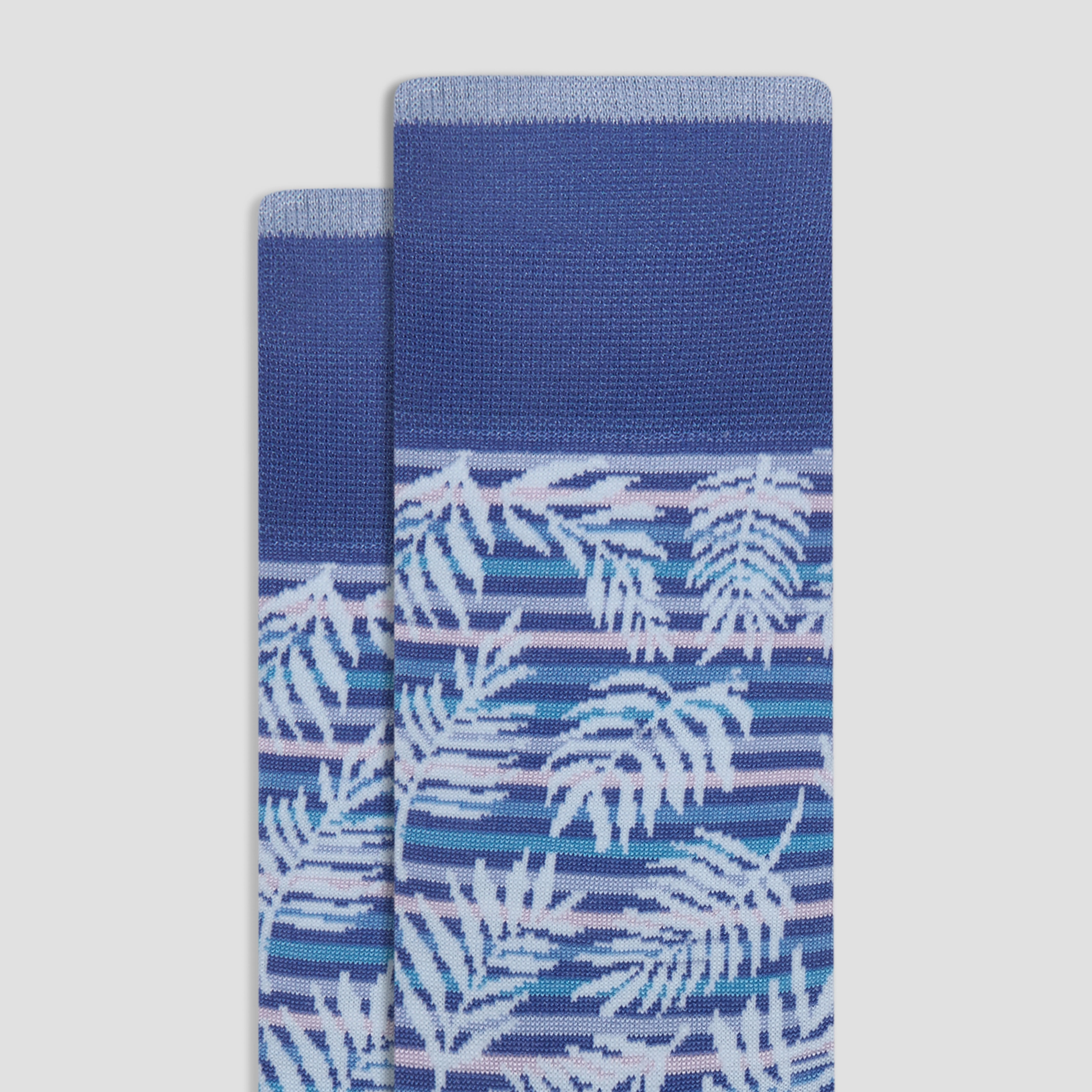 Palm Leaf Mid-Calf Socks