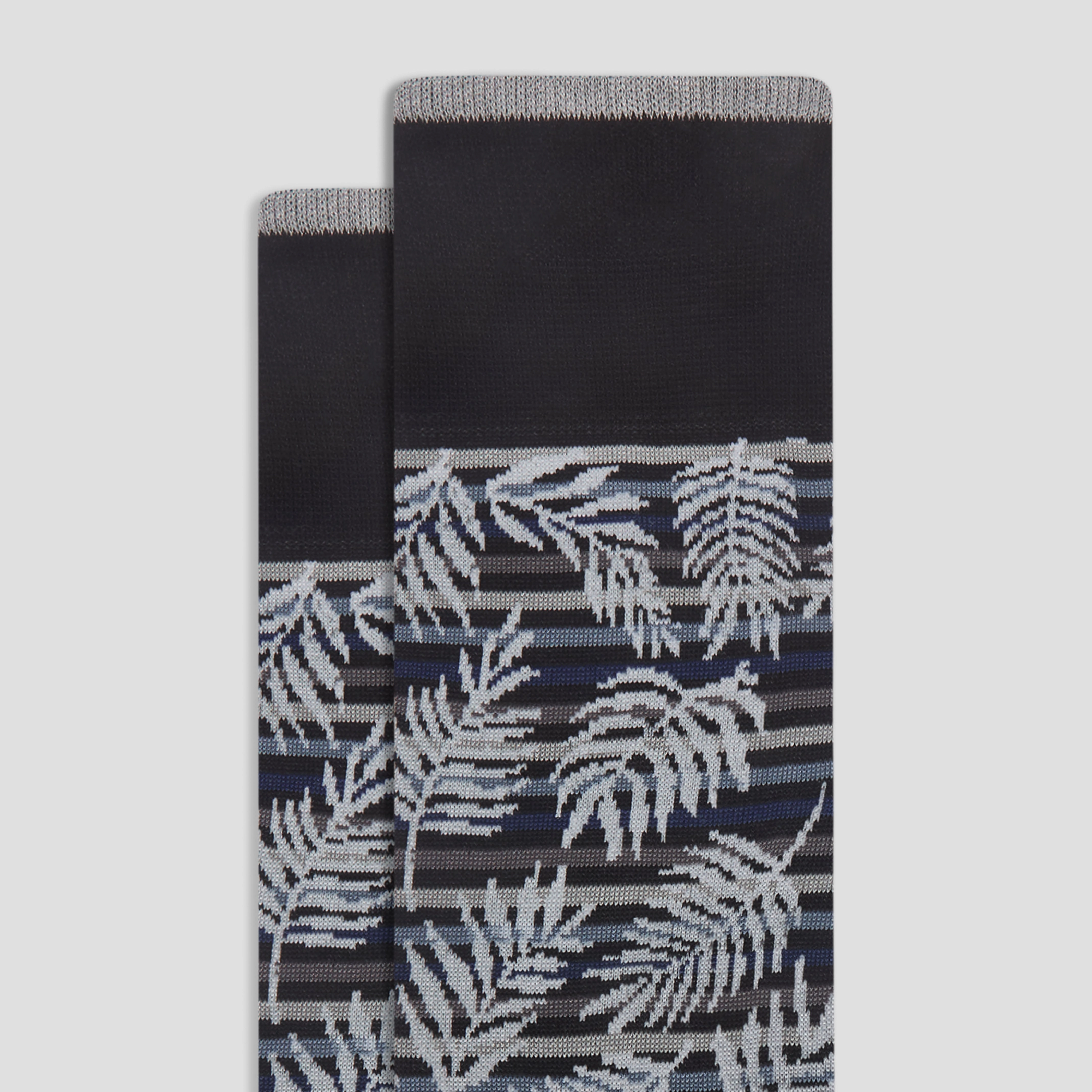 Palm Leaf Mid-Calf Socks