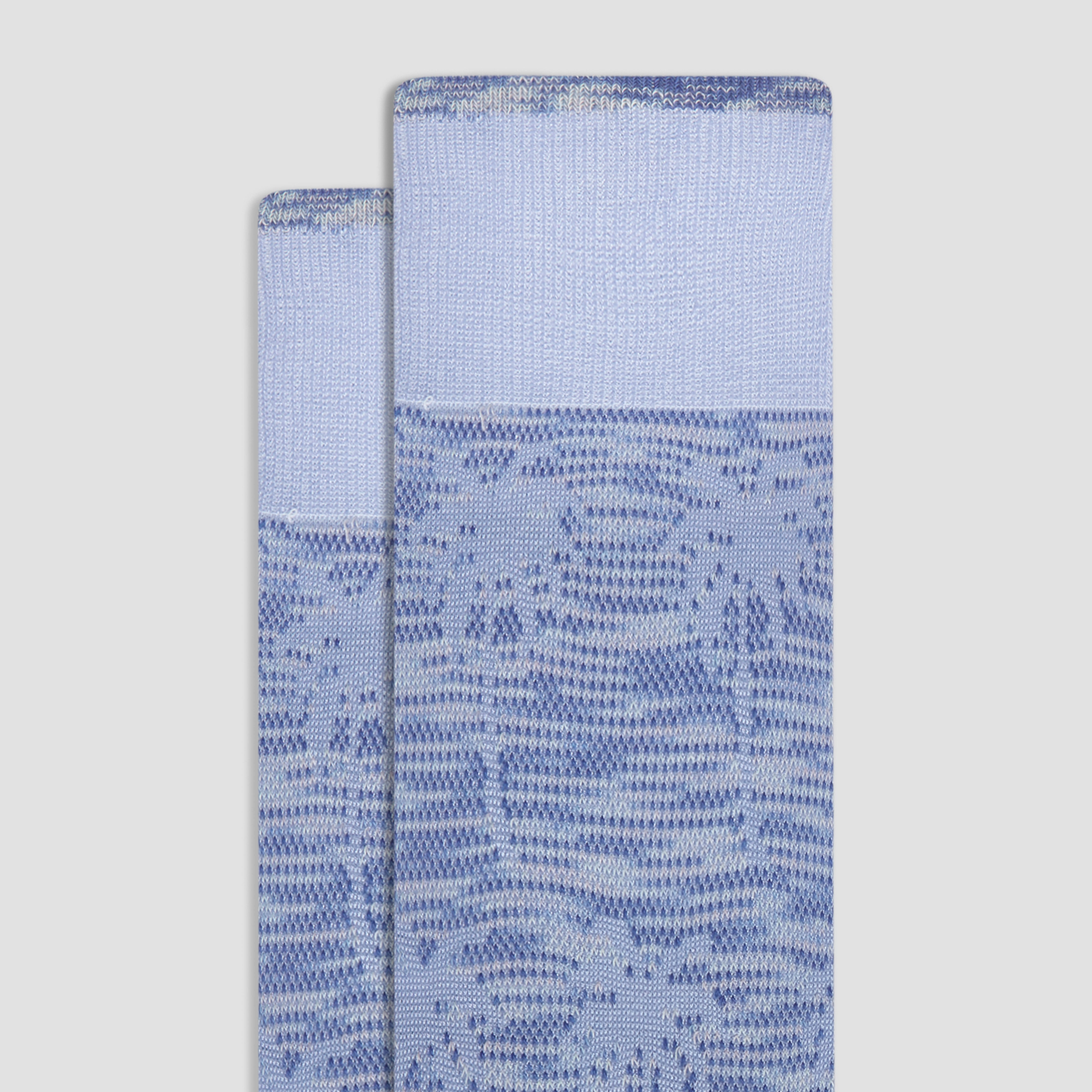 Palm Tree Melange Mid-Calf Socks