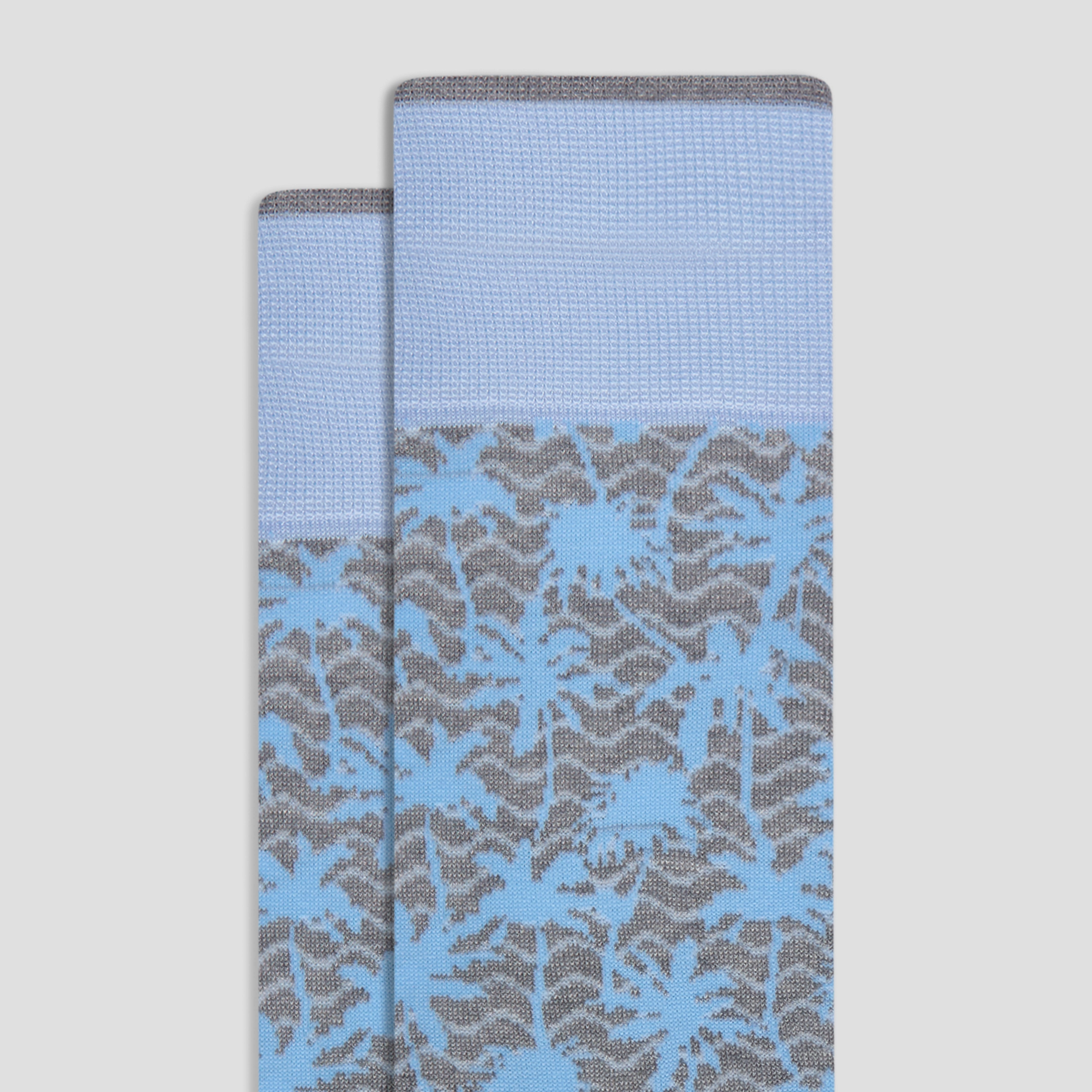 Palm Tree Mid-Calf Socks