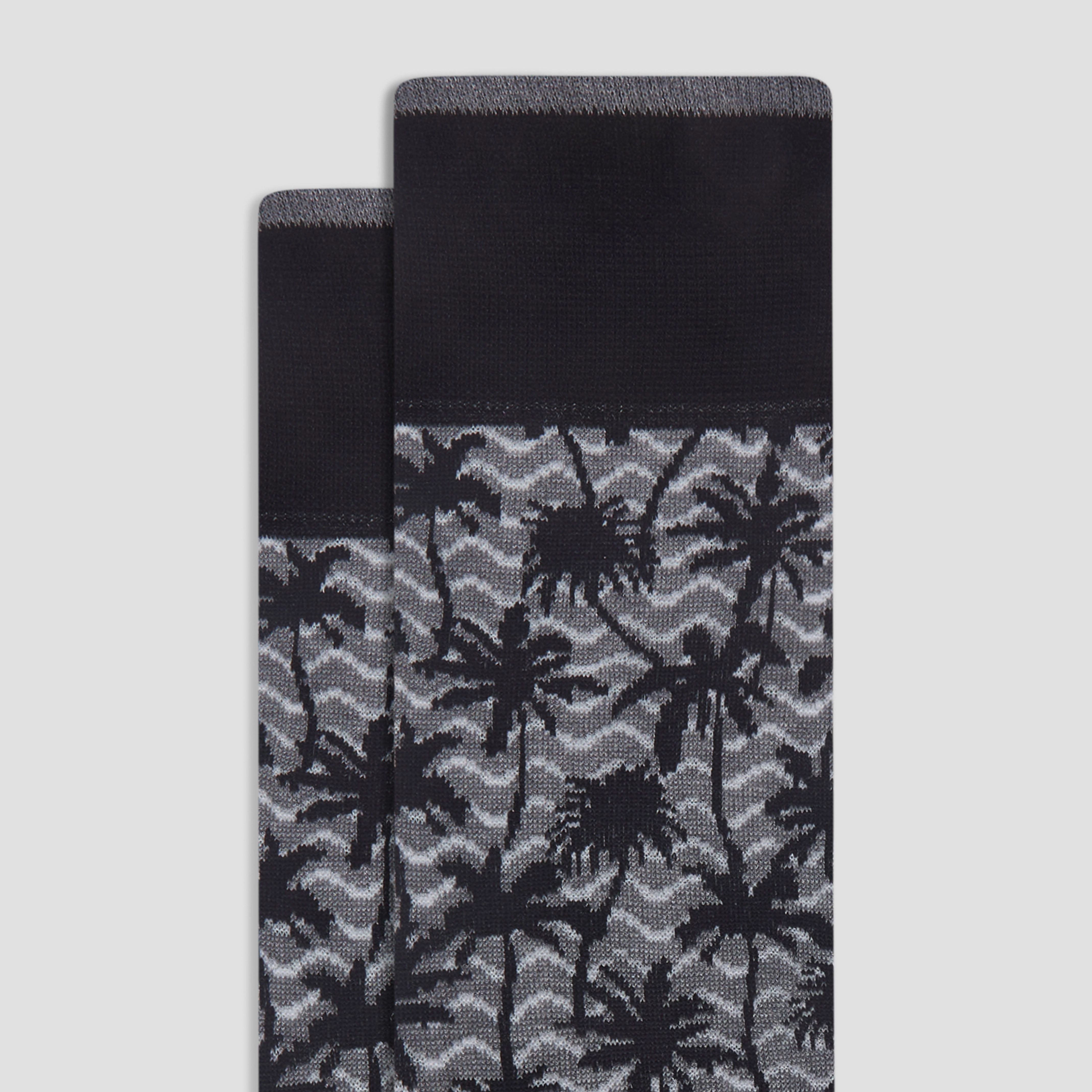 Palm Tree Mid-Calf Socks