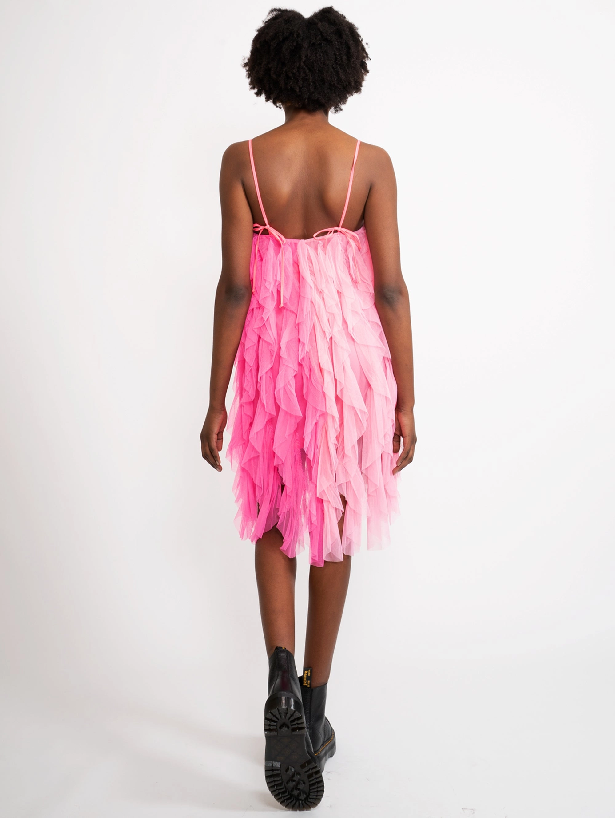 Pink Bicolor Tulle Dress