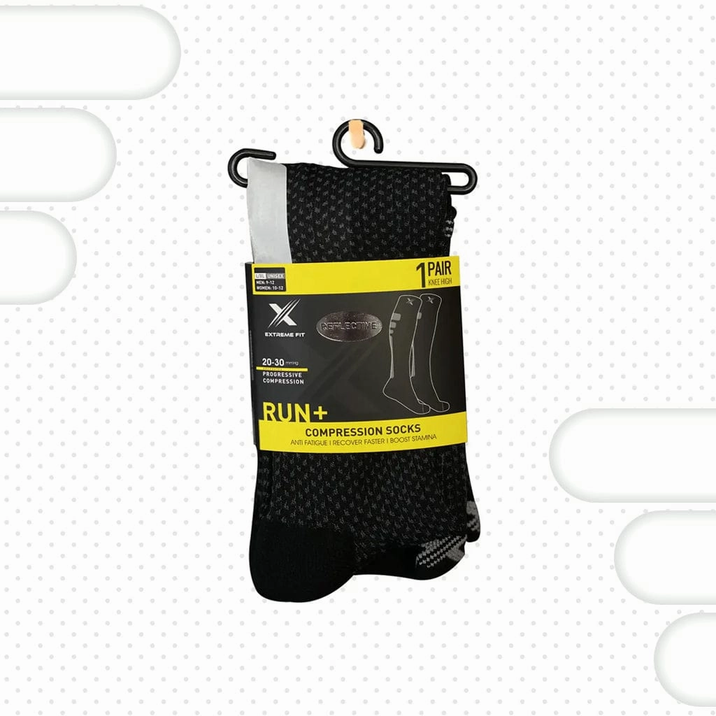 Run  Elite Reflective - Atheltic Grade Compression Socks