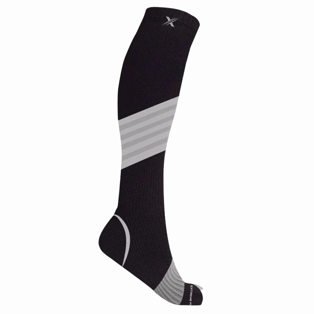 Run  Ultra V-striped Reflective - Atheltic Grade Compression Socks