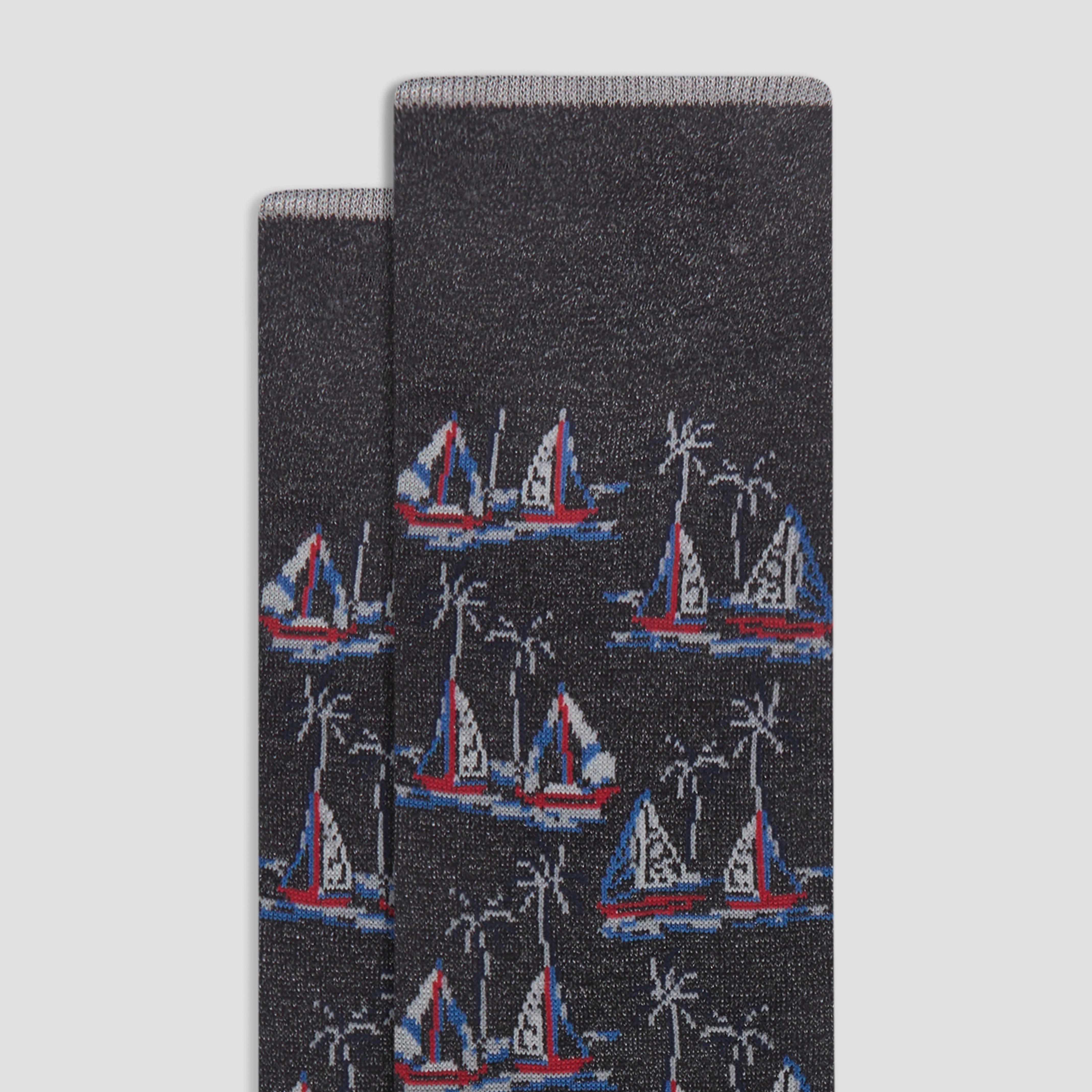 Sailboat Mid-Calf Socks