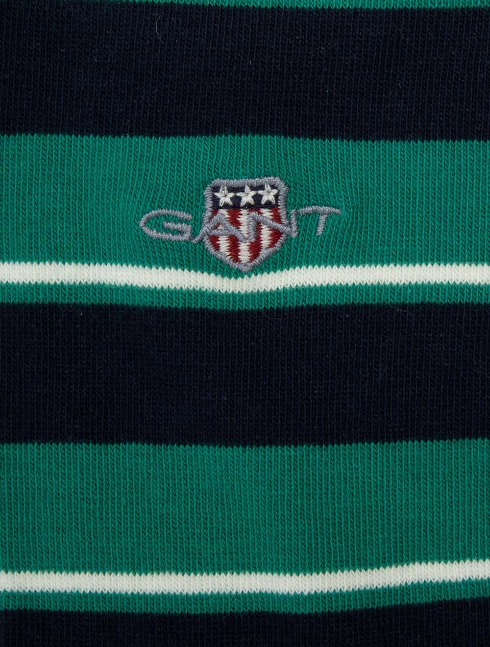 Shield Striped Socks Deep Green