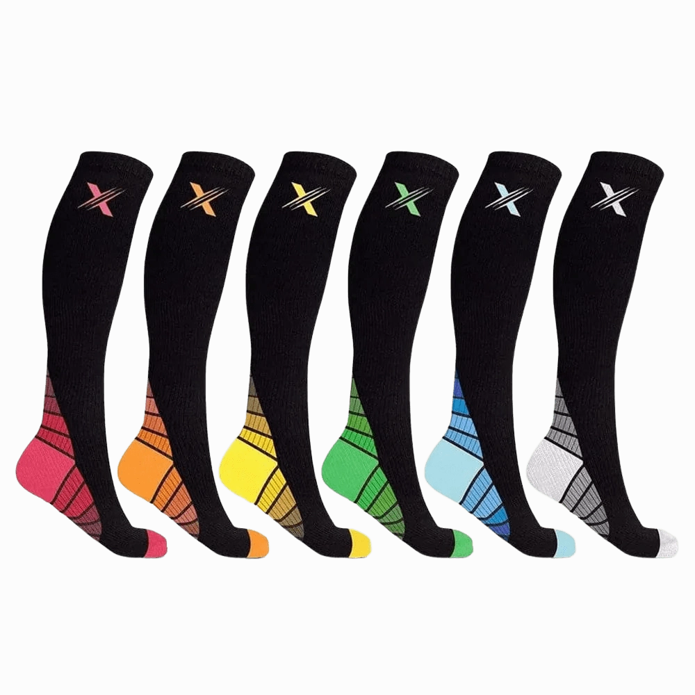 Sports Lightweight Compression Socks (6-Pairs)