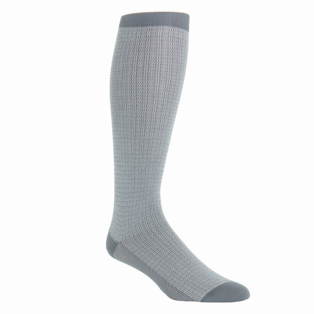 Steel Gray with Ash Chain Link Cotton Sock Linked Toe OTC