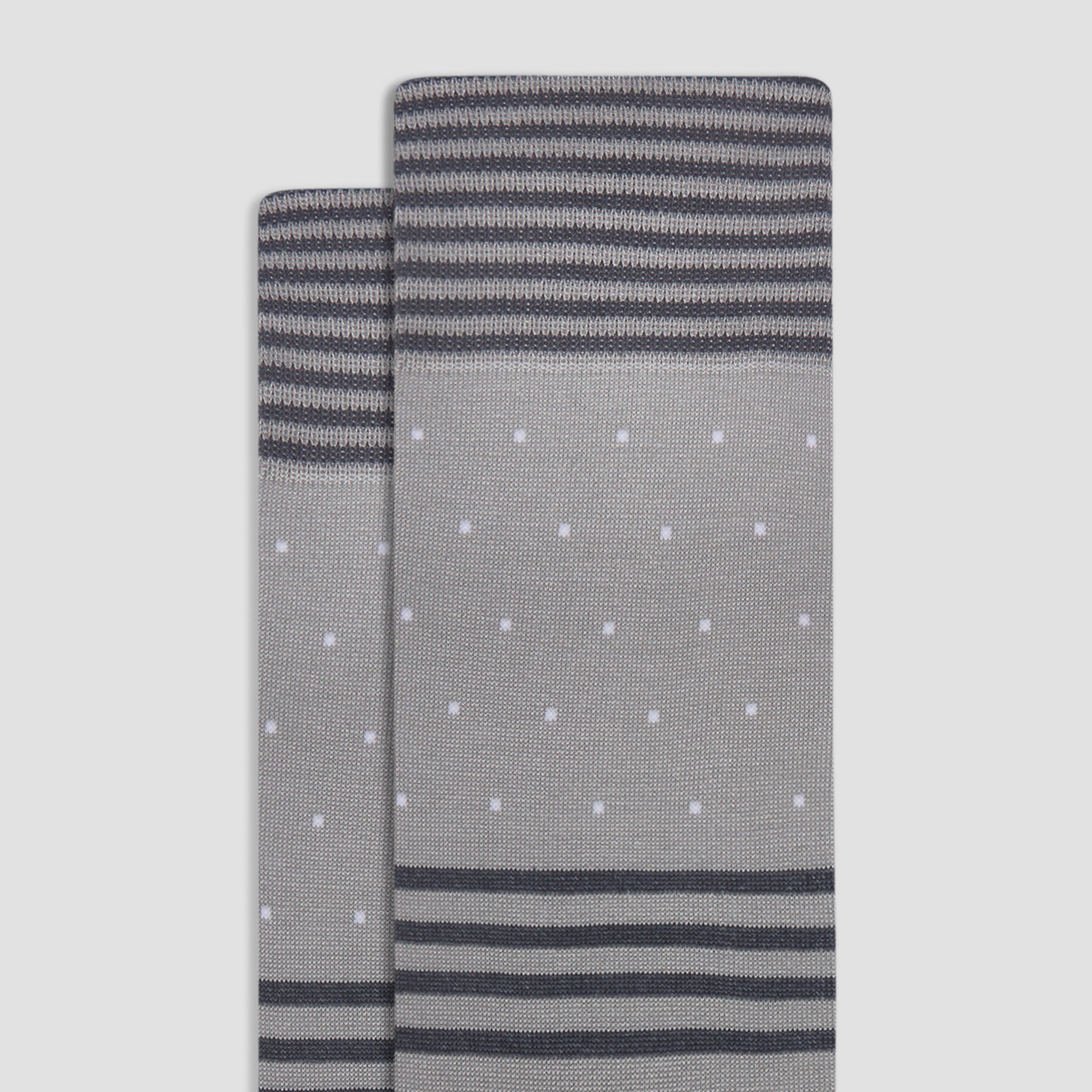 Stripe and Dot Mid-Calf Socks