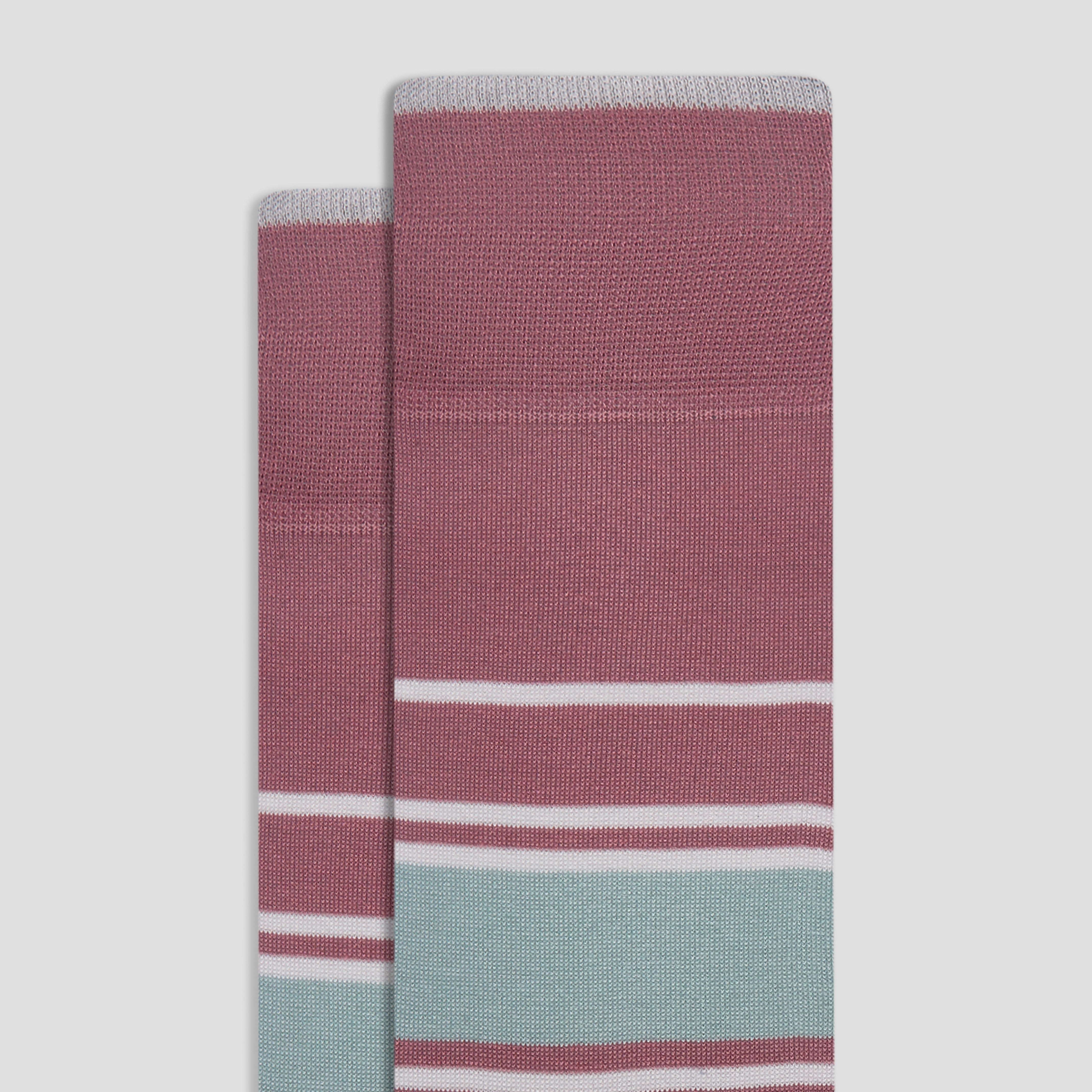 Striped Mid-Calf Socks