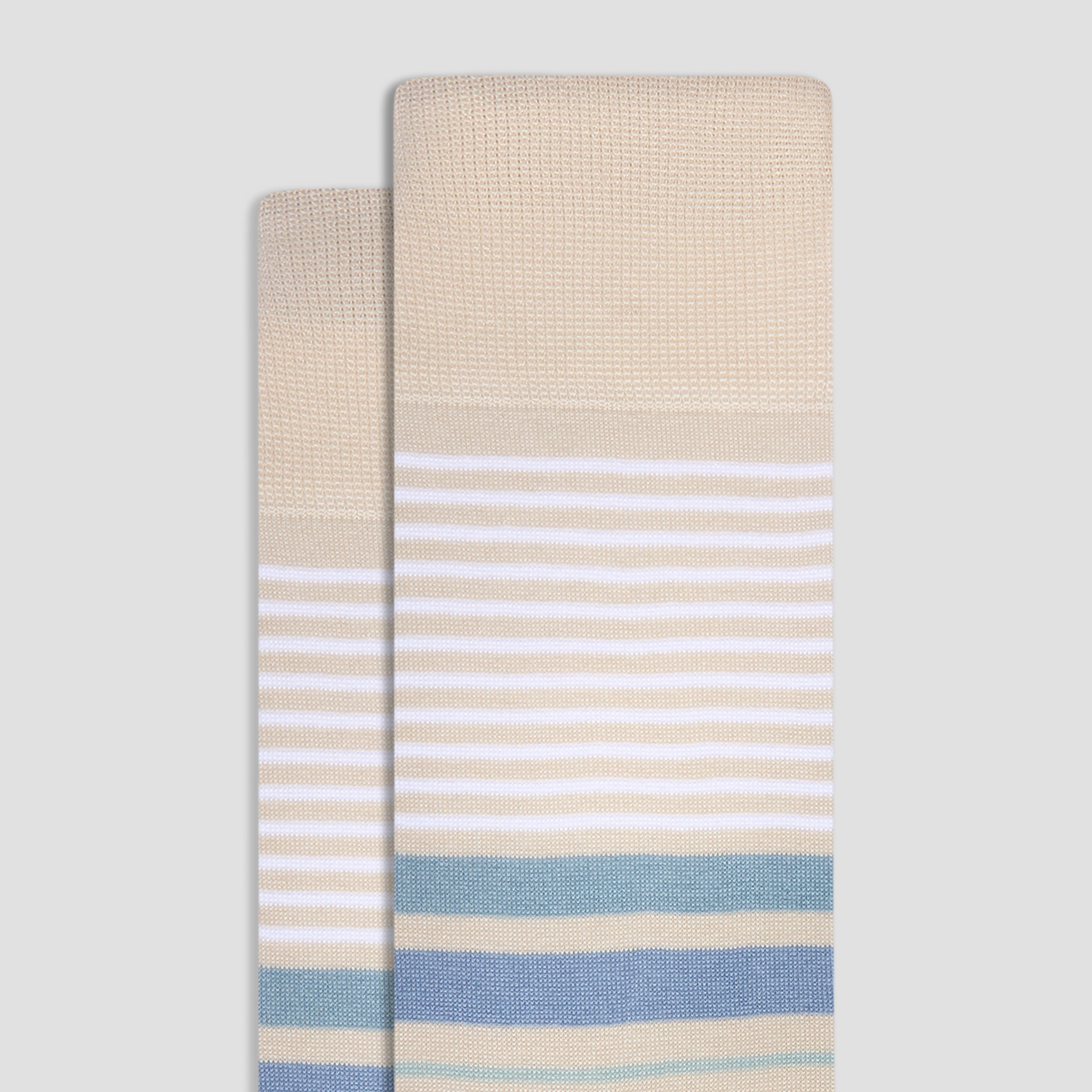 Striped Mid-Calf Socks
