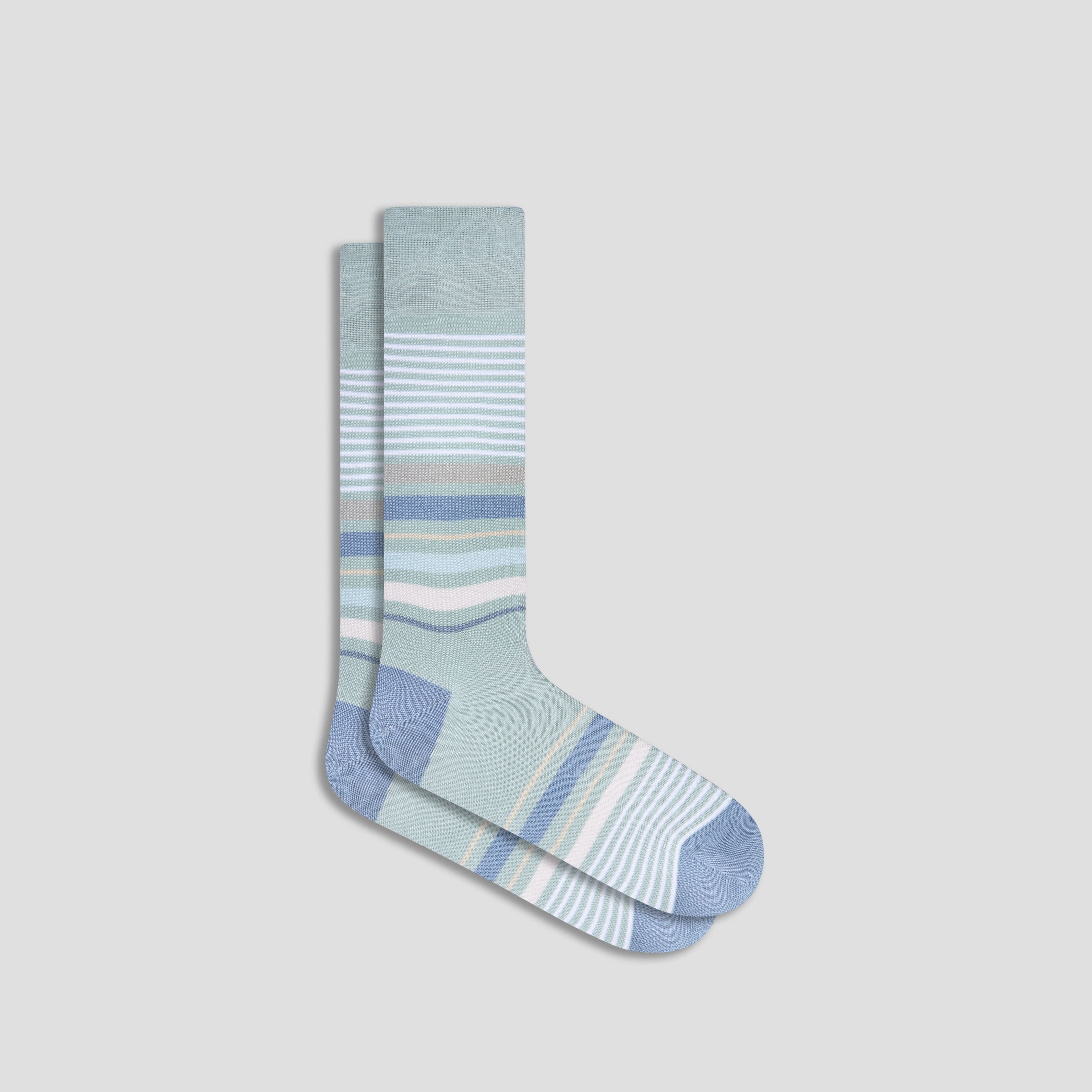 Striped Mid-Calf Socks