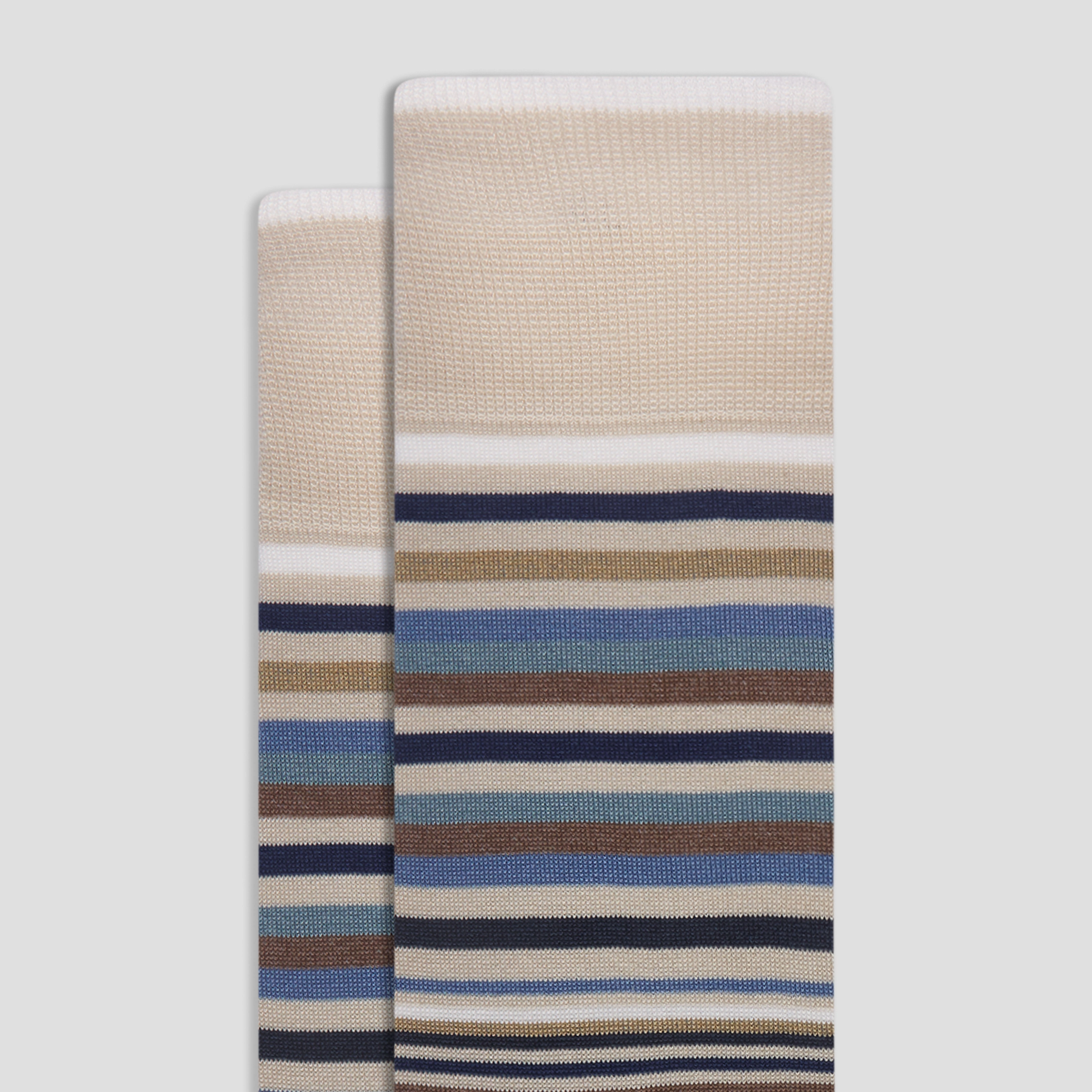 Striped Mid-Calf Socks