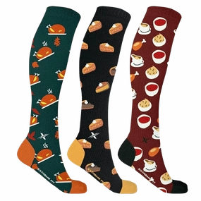 Thanksgiving Compression Socks (3-Pairs)