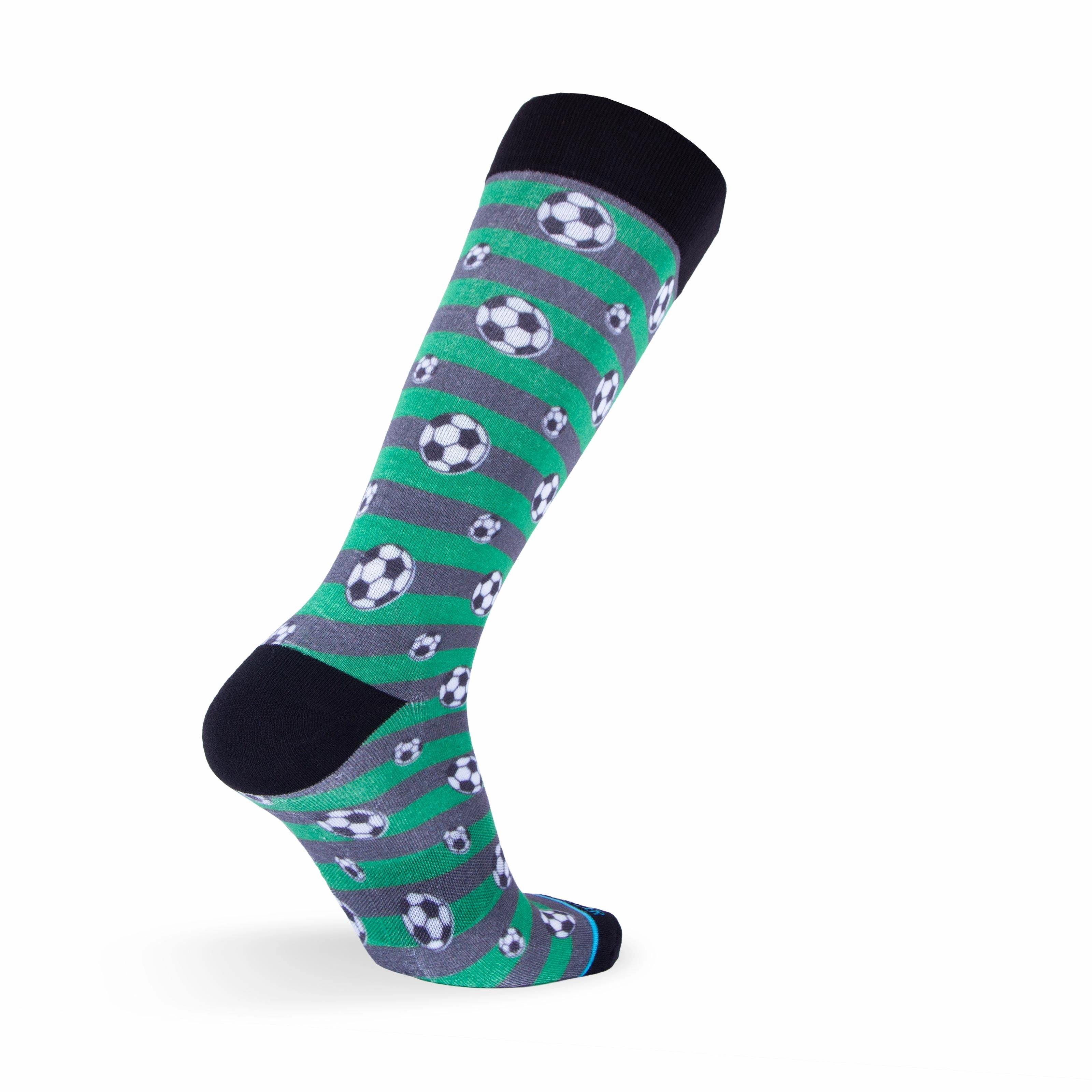 The Soccer - Extra Cushioned - Green Soccer Dress Socks