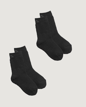 Thermo Kids' Unisex Socks 2Pk - Black