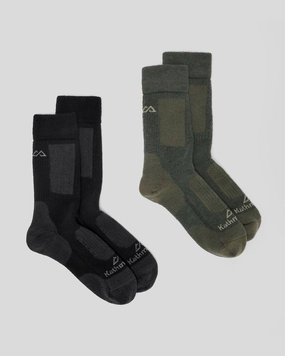 Thermo Socks - Two Pack - Black/Beech