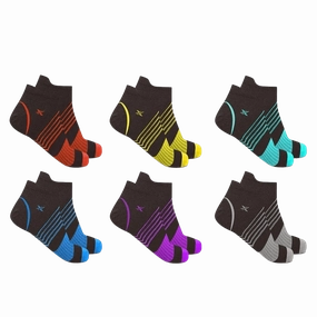 Ultra V-striped Compression Socks - Low-cut (6-Pairs)