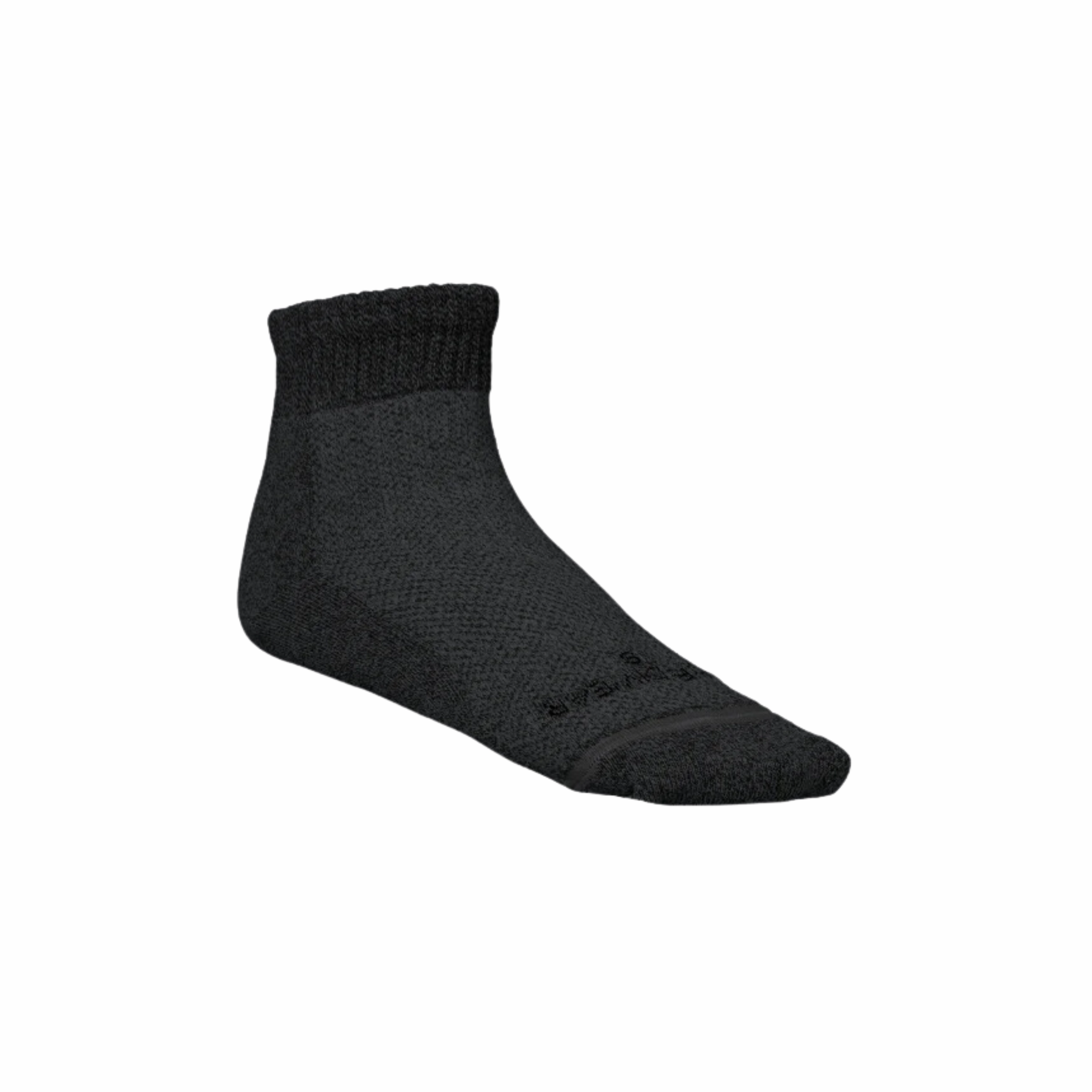 Unisex Circulation Socks (Ankle) - Black (Large)
