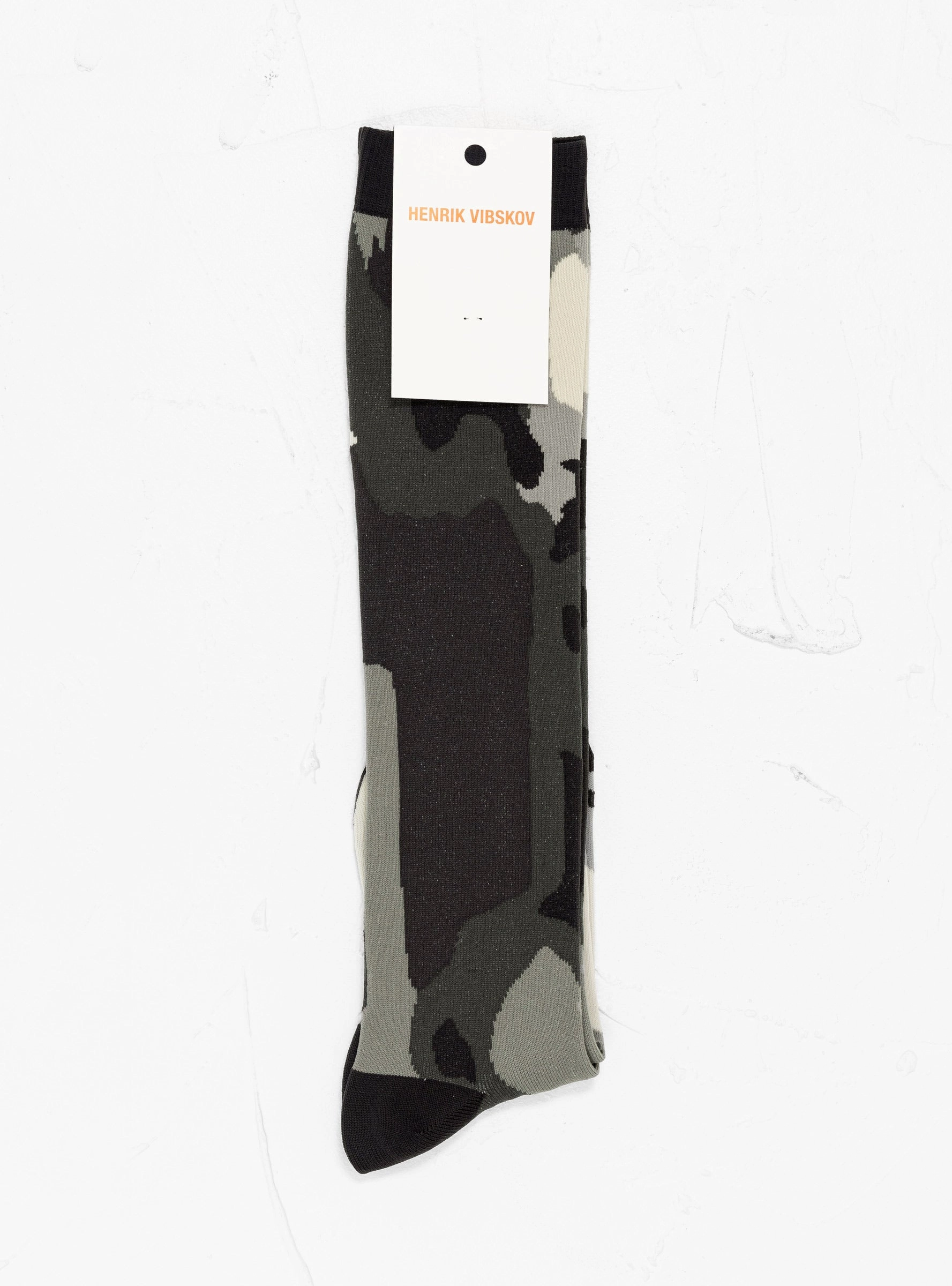 Void Transparent Socks Femme Black White