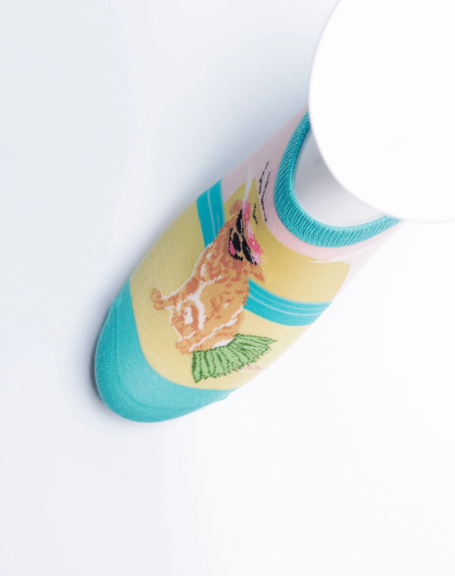 Women's Beach Dog No Show Socks