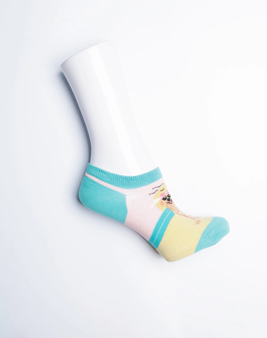 Women's Beach Dog No Show Socks