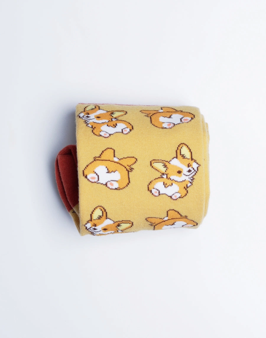 Women's Corgi Love Dog Crew Socks