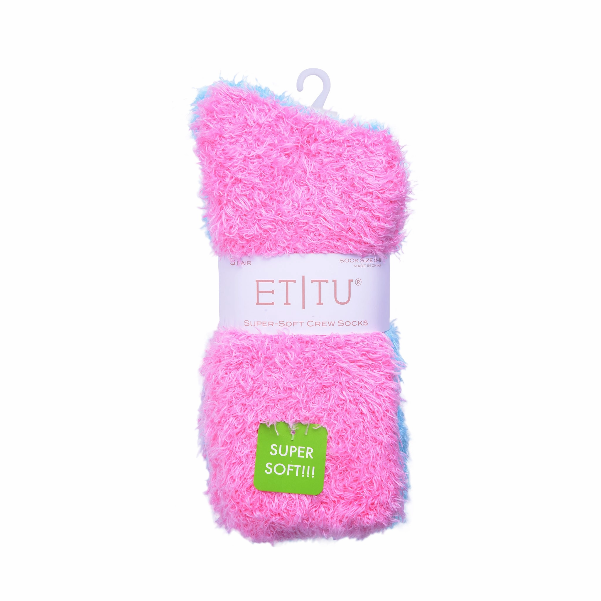 WOMEN'S COZY CREW SOCKS (9912)