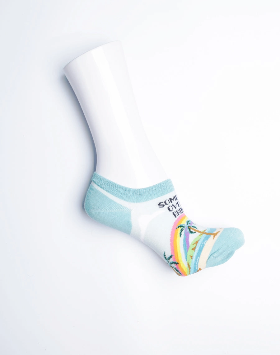 Women's Somewhere Over The Rainbow No Show Socks